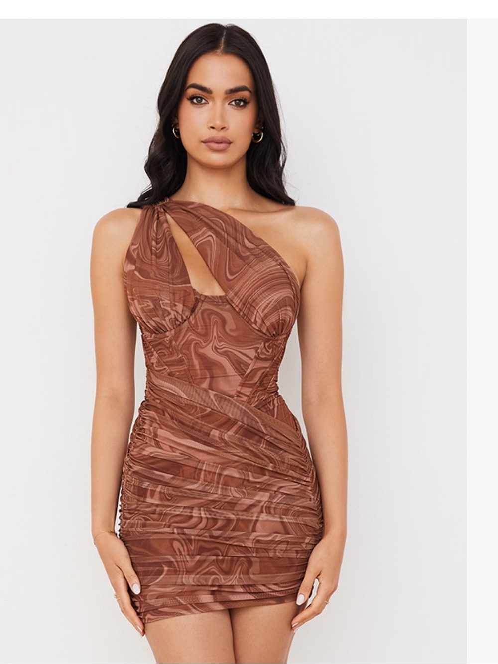 House of CB Clementine Swirl Cut out Dress